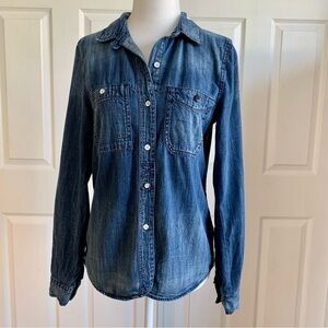 Madewell Denim Button Down Jean Shirt